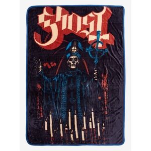 Hot Topic Ghost Papa Emeritus Candles Throw Blanket